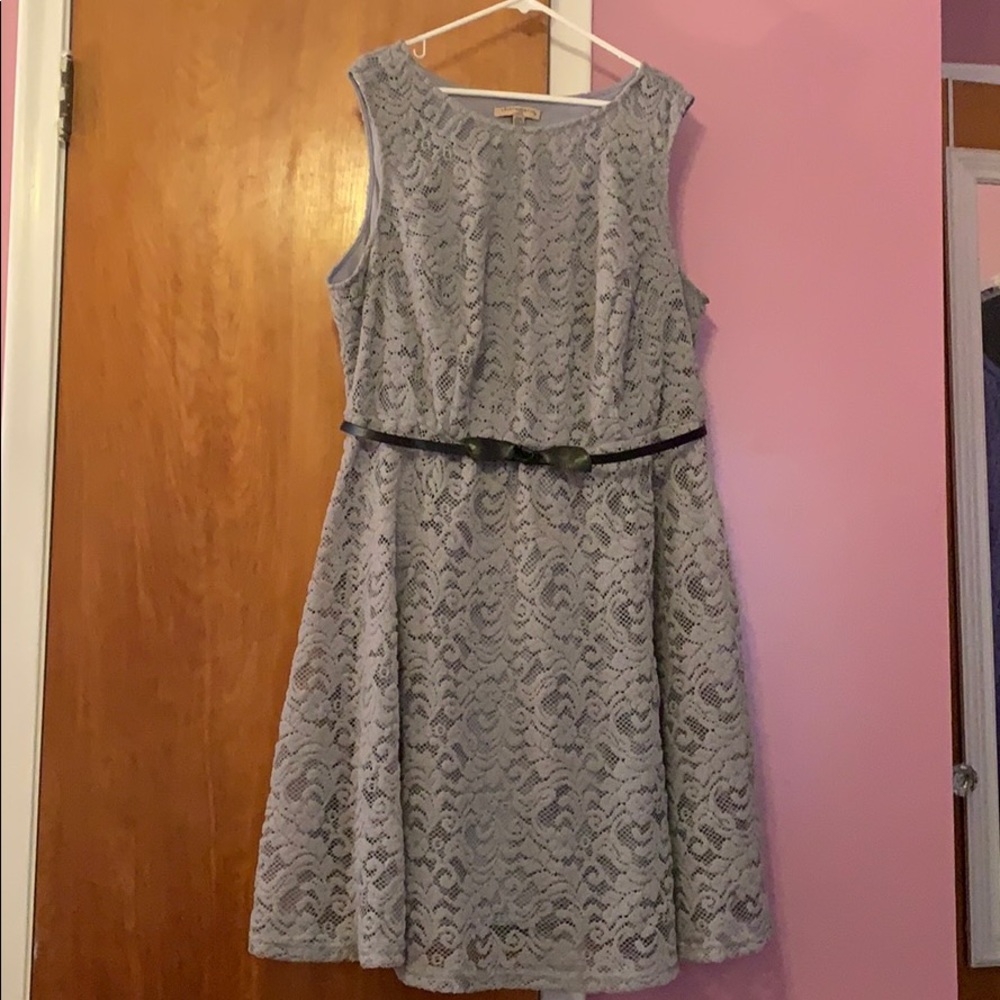 2x Grey Lace Skater Dress, Dress Barn